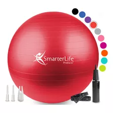 Smarterlife - Pelota De Goma Inflada Para Fitness, Yoga, Eq.