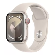 Apple Watch S9 Gps Cellular Pulseira Esportiva Estelar P/m