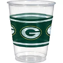 Vasos De Plástico De Los Green Bay Packers (paquete De 25) -