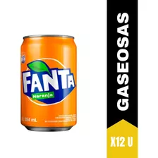 Fanta Lata 354ml Original Gaseosa X12 Zetta Bebidas