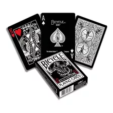 Baraja Bicycle Black Tiger Mazo Cartas Profesional Original