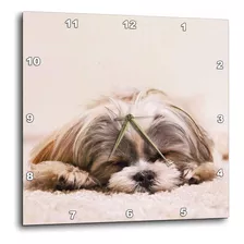 3drose Shih Tzu. Sleeping. Best Friend. - Wall Clock, 15 By