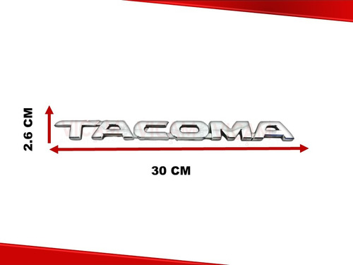 Emblema Cajuela Tacoma 07-15 Cromado Original Calidad Foto 4