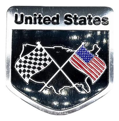 Emblema Bandera Estados Unidos Ford Chevrolet Jeep Dodge Gmc Foto 2