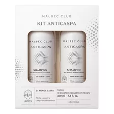  Kit Shampoo Anticaspa Malbec Club Boticário (2 Itens)