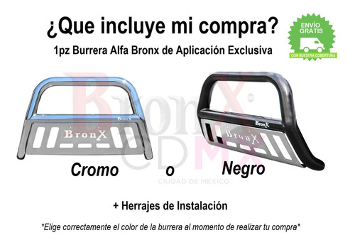 Burrera Tumbaburros Alfa Bronx Toyota Avanza 2016-2021 Foto 2