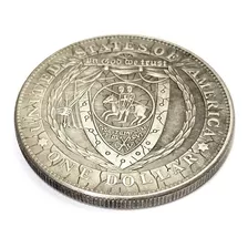 Moeda Dólar Cavaleiro Templário Medieval Militar Customizada