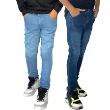 Kit 2 Calças Jeans Infantil Juvenil Masculina Top De Linha