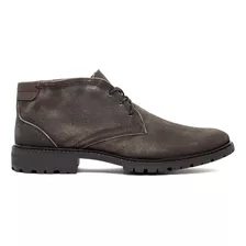 Bota Masculina Cavalera Confort Dlave Casual Cadarço Couro