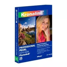 Papel Fotográfico Aperlado 260gr Kronaline Carta 25 Hojas