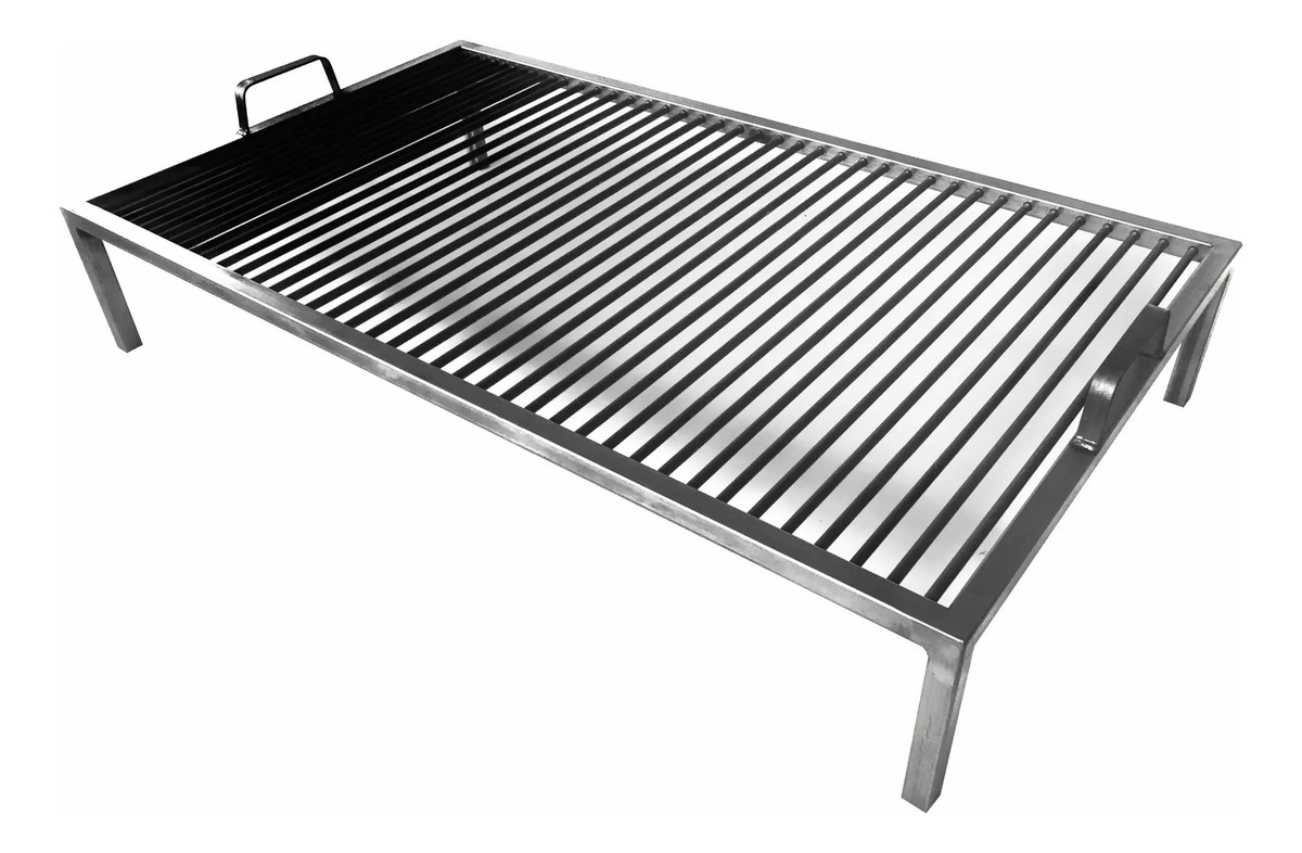 Parrilla Fija Emparrillado 100x60 Hierro Flotante 8mm