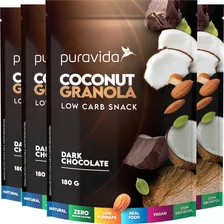 Granola Coconut Dark Chocolate 4 X 180g Puravida