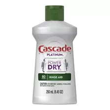 Cascade Abrillantador Platinum Power Dry Rinse Aid 250ml