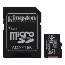 Memoria Microsd Kingston 256gb Clase 10 U1 A1