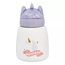 Vaso Termo Para Bebes Niñas Unicornio Termico 300 Ml