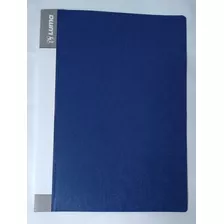 Carpeta A4 Con 20 Folios Luma Color Azul
