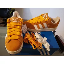 Tenis adidas Campus 00s Naranja Para Hombre 27mx Originales