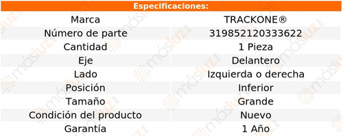 1- Buje Horquilla Delantera Izq/der Inf Ssr 03/04 Trackone Foto 5