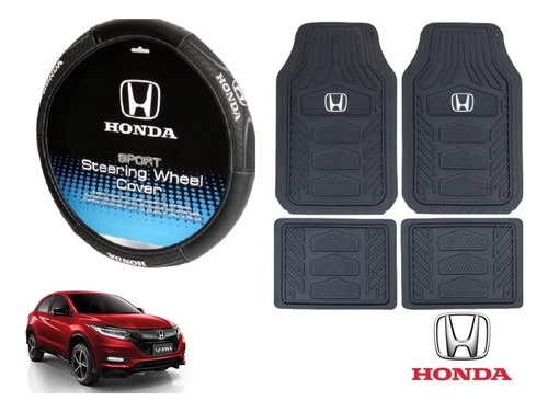 Tapetes 4pz Honda + Cubrevolante Hr-v 2024