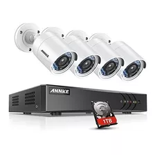 Sistema De Camara De Seguridad Annke De 8 Canales 5in1 1080p