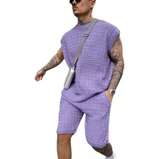 Conjunto De Camisas Y Shorts De Hombre Para Deportes A