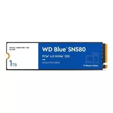 Estado Solido Western Digital Blue 1tb M.2 Sn580 Wds100t3b0e Color Azul