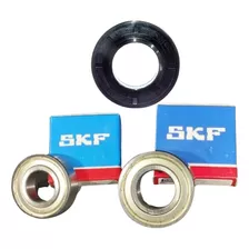 Kit Rolamentos Retentor Lava E Seca Electrolux Lse09 11 Skf