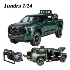 Toyota Tundra Trd Pro Miniatura Metal Coche Con Luz Y Sonido