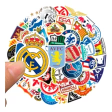 50 Uds Stickers Calcomanias Futbol, Real Madrid, Barcelona..