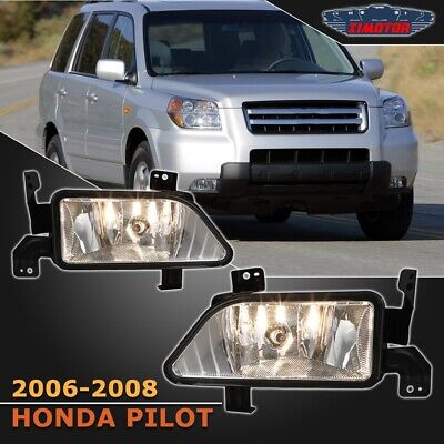 For Honda Pilot 06-08 Clear Lens Pair Bumper Fog Light L Yyr Foto 8