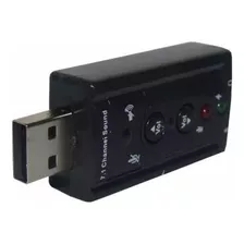 Usb Som 7.1 Virtual Comum Cmedia Knup Cor Outro