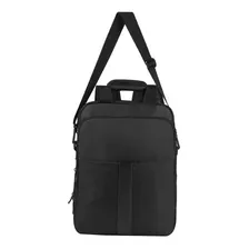 Back Pack Mochila Laptop Negra Con Correa Hombro