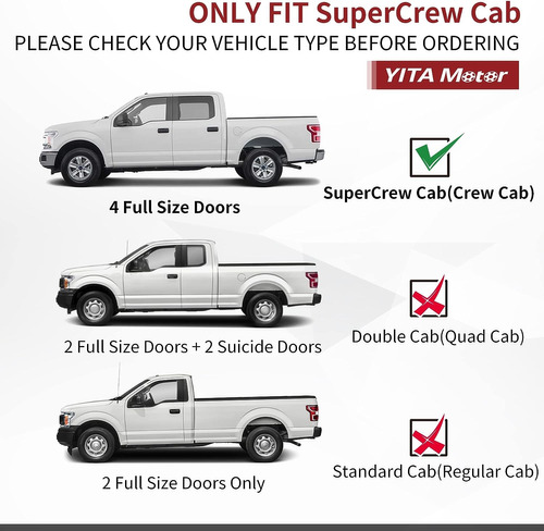 Estribos Laterales Compatibles Con Ford F-150 Supercrew Cab  Foto 3