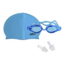 Touca Para Natação Hidroginástica Óculos Protetor De Ouvido