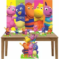 Kit Festa Totem Display 8peças Backyardigans Painel 150x100