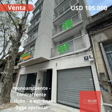 Apartamento En Venta Monoambiente A Estrenar Con Balcón En Palermo