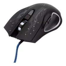 Mouse Usb Optico Gamer Retroiluminado 6 Botones 2400dpi X9 Color Negro