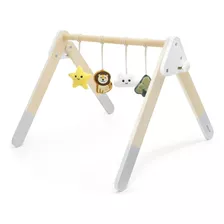 Gimnasio Plegable Infantil Polar B Madera + Accesorios Tela