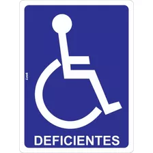 Placa Pcd Aviso Deficientes Cadeirantes Pessoa Deficiência