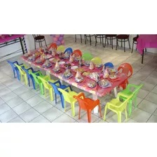 Arriendo Sillas,mesas Y Inflables Para Cumpleaños Infantiles