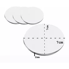 30 Und Base Acrilica 7cm - Redonda Artesanato E Biscuit