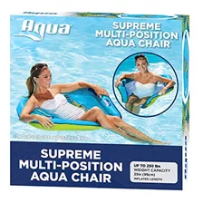 Flotadores Aqua Deluxe Supreme Hex Pool Chair Lounge, Tela