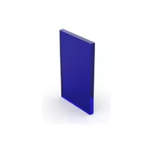 Lamina De Acrilico Azul Transparente De 3 Mm De 122 X 244 Cm