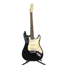 Guitarra Shelter Stratocaster Xf20709 35 Preta Outlet