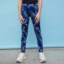 Diadora Calza Deportiva Niña Talla 10 Azul Estrellas Legging