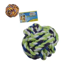 Brinquedo Para Cachorro Bola De Corda Colors 6,5cm