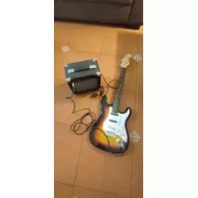 Guitarra Electica Menphis Con Amplificador Y Funda