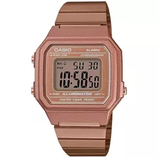 Relógio Casio Feminino Vintage B650wc-5adf Rose Digital