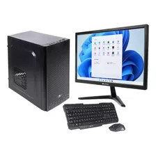 Kit Pc Com Monitor Xeon 2670 24 Threads 32gb Video R220 1gb