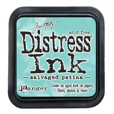 Tim Holtz Distress Azul Patina Tinta Sellos Envejecer Cojin